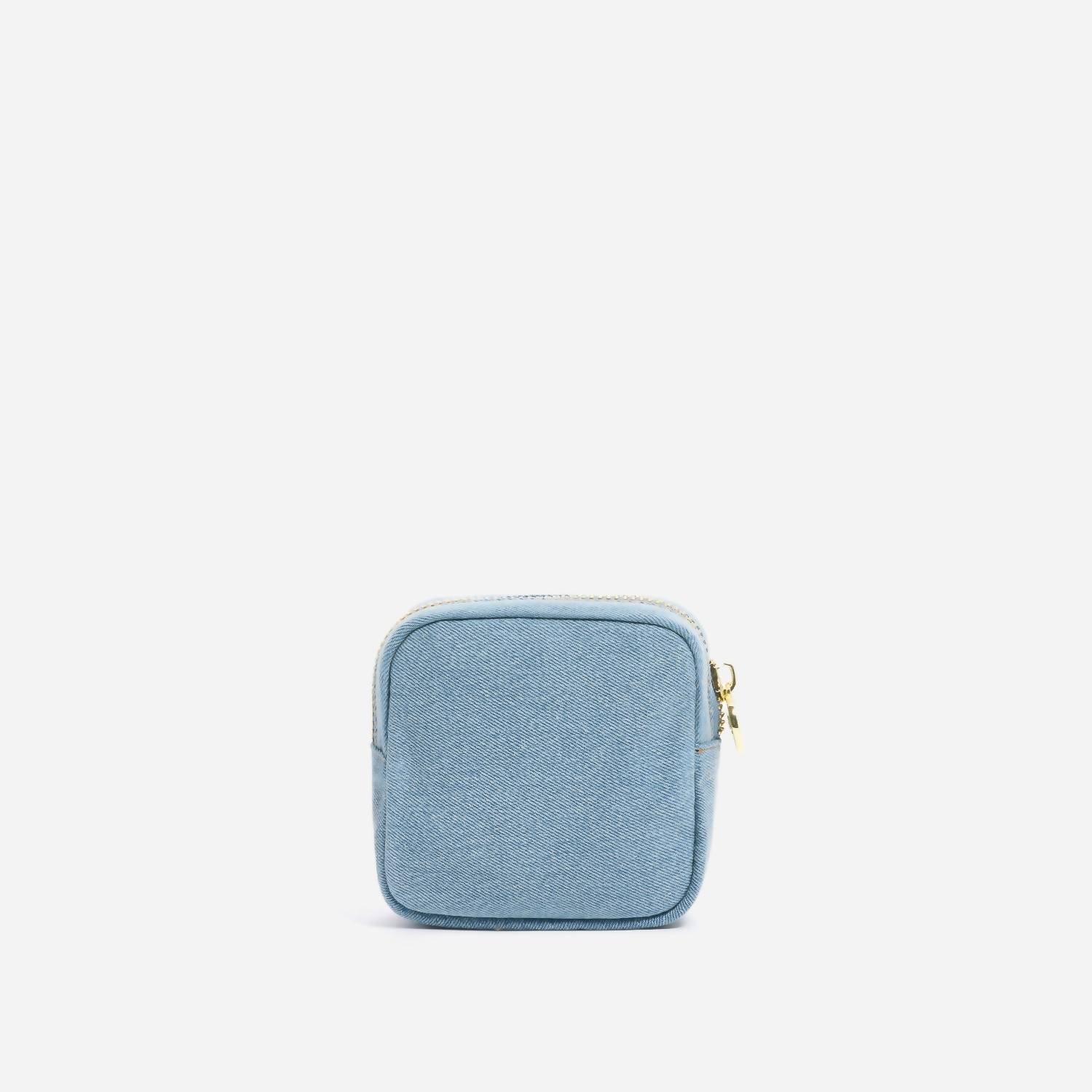 New Stoney Clover Lane Women's Mini Pouch In Denim
